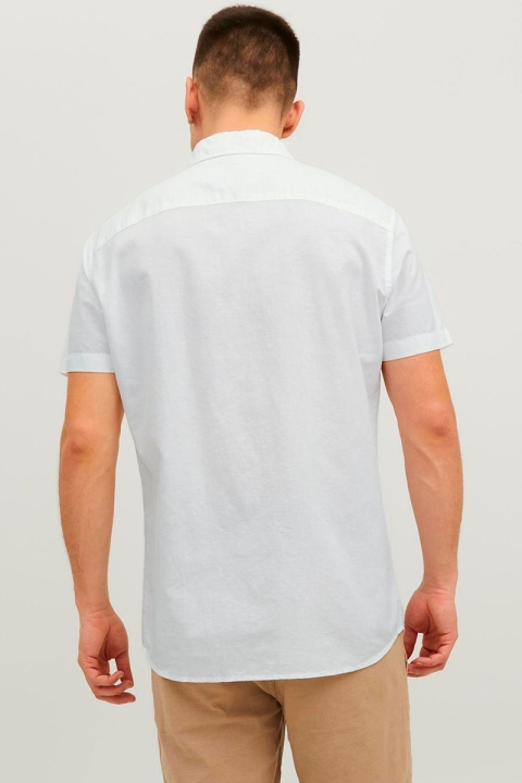 Jack & Jones Summer Linen Shirt SS White