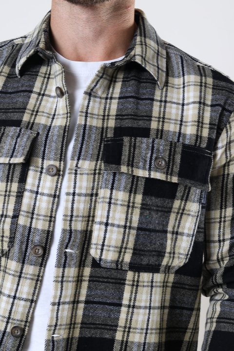 ONLY & SONS SCOTT LS CHECK FLANNEL OVERSHIRT Twill