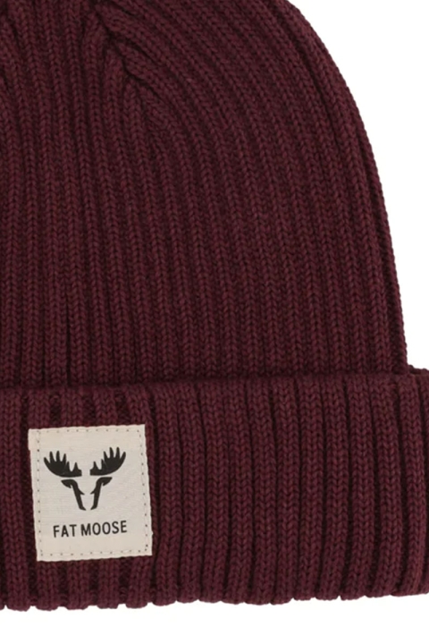 Fat Moose Fat Beanie Dark Plum