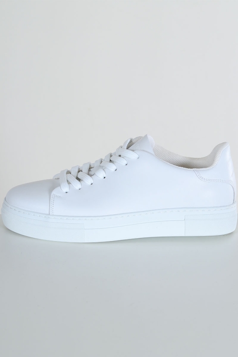 Selected DAVID CHUNKY LEATHER SNEAKER White