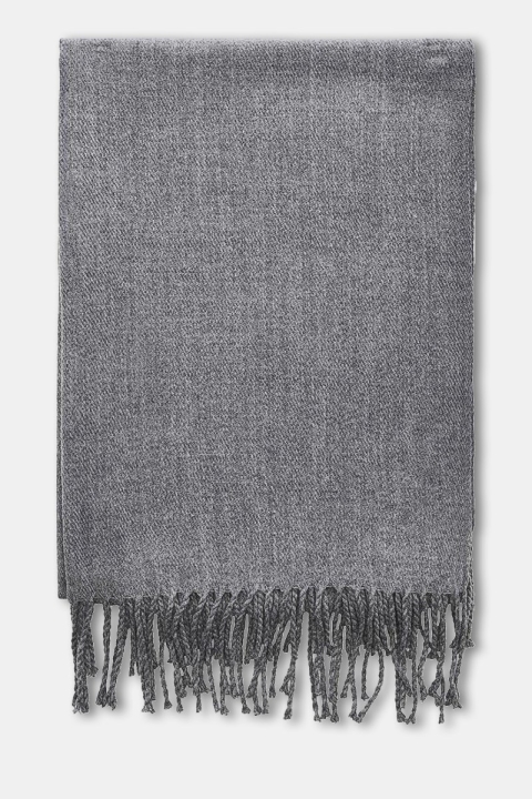 Jack & Jones SOLID WOVEN SCARF Grey Melange