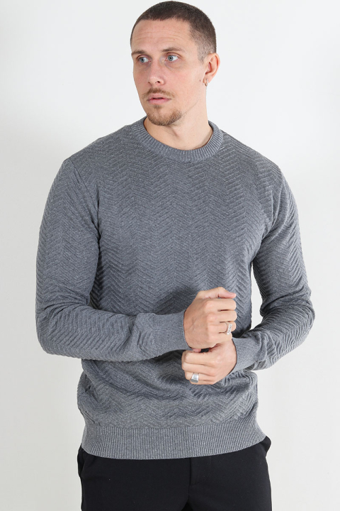 Kronstadt Carlo Cotton knit Lt Grey Mix