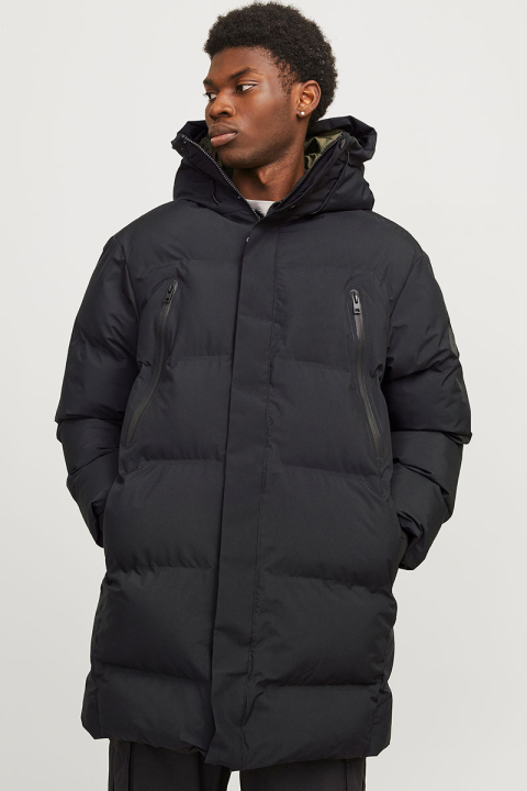 Jack & Jones Alpha Long Puffer Black