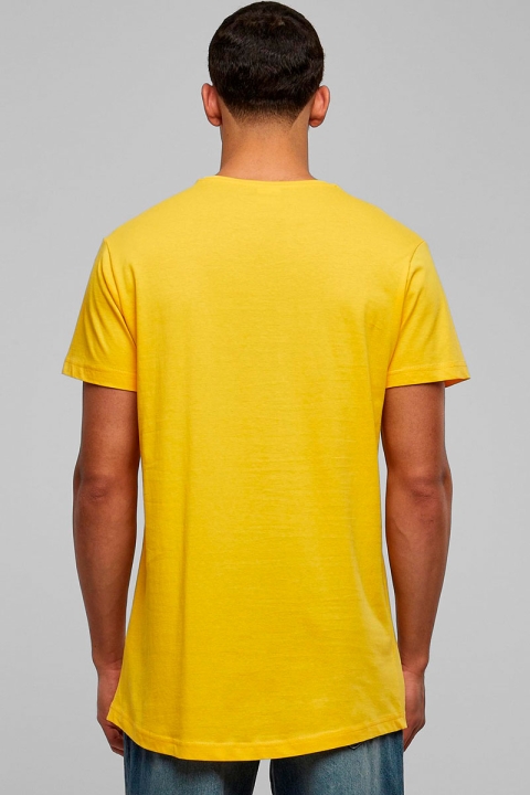 URBAN CLASSICS Shaped Long Tee Chrome Yellow