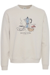 Solid Mulder Sweatshirt Oatmeal