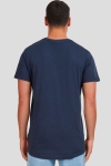 Urban Classics Shaped Long Tee Navy