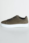 Selected David Chunky Suede Leather Sneaker Grape Leaf