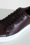 Selected David Chunky Leather Sneaker Chocolate Brown