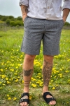 ONLY & SONS MARK SHORTS AOP GW 9927 Medium Grey Melange