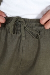 ONLY & SONS Tel Viscose Linen Shorts Olive Night