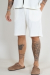 Selected Loose Casper Shorts Egret