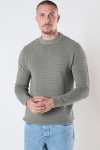 Solid Valencia Crew Knit Vetiver