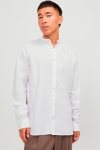 Jack & Jones Summer Band Linen Shirt LS White