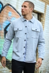 ONLY & SONS Kodyl Overshirt  Light Grey Melange