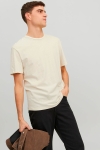 Jack & Jones Soft Linen Tee SS Crew Tofu