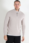 ONLY & SONS Mace Regular Half Zip Knit Silver Lining