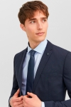 Jack & Jones Solid Tie Navy Blazer