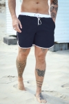 Urban Classics Retro Swim shorts Navy/white