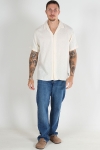 Jack & Jones Mina Jacquard Resort Shirt SS Buttercream