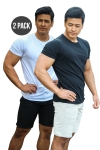 Basic Brand Shape T-shirt 2-Pack Black/White