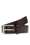 Jack & Jones JACSTOCKHOLM LEATHER BELT NOOS Black Coffee