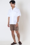 Jack & Jones Camp Linen Resort Shirt SS Bright White