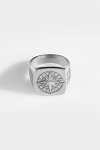 Northern Legacy Oversize Compass Anneau Silver