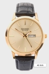 Sekonda 1838 Classic Leather Montres Black/Gold