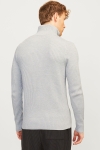 Jack & Jones Perfect Knit Half Zip Light Grey Melange