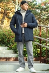 Jack & Jones Keen Stretch Parka Jacket Dark Navy