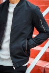 Jack & Jones RUSH BOMBER NOOS Black