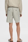 Selected Regular Brody Linen Shorts Vetiver