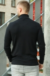 JEFF MALCOLM ROLL NECK KNIT Black