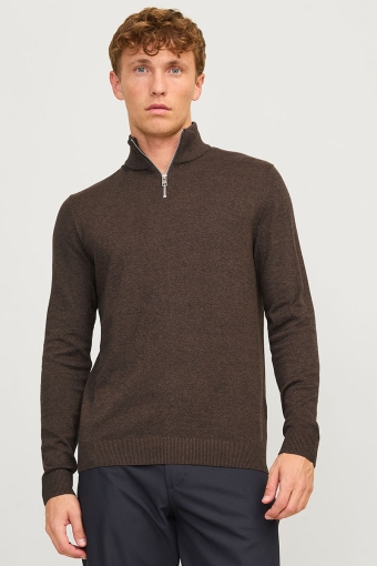 Emil Knit Half Zip Mulch