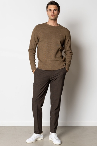 Oscar knit Brown Melangè