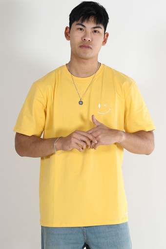 Patrick Organic Tee Warm Yellow