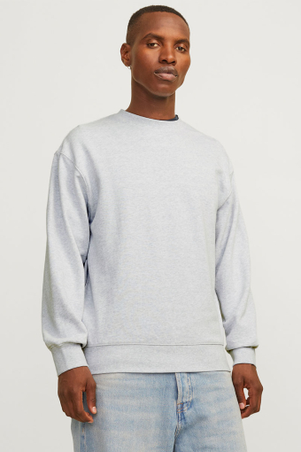 Charge Sweat Crewneck Loose Fit White Melange