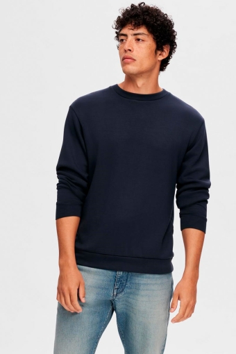 Emanuel Soft Crew Neck Sweat Sky Captain