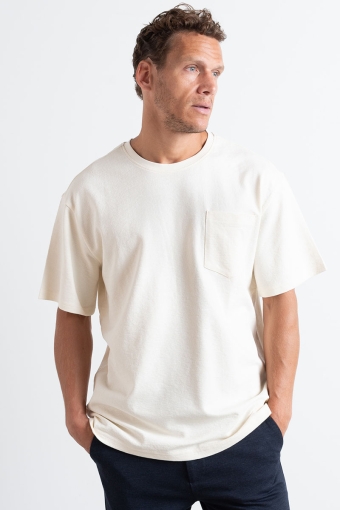 Calton Structured Tee Ecru