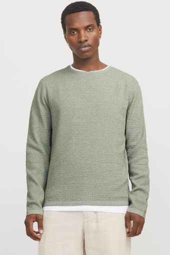 George Knit Crew Neck Iceberg Green