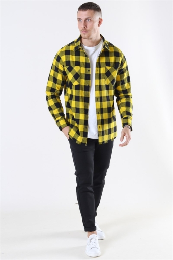 Checked Flanell Shirt Black/Honey