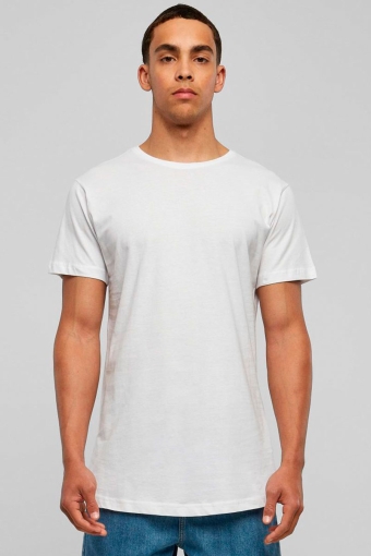 Shaped Long Tee White