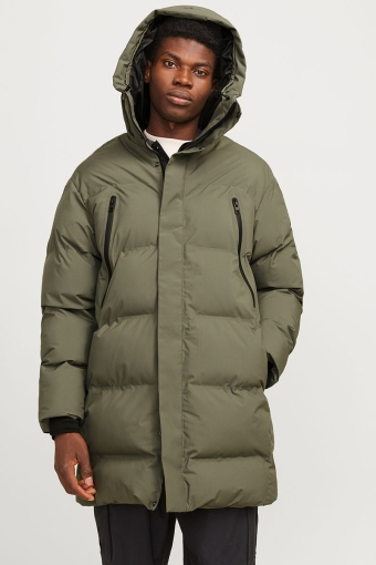 Alpha Long Puffer Dusty Olive