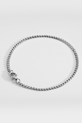 Minimal Sequence Bracelet Sølvtonet