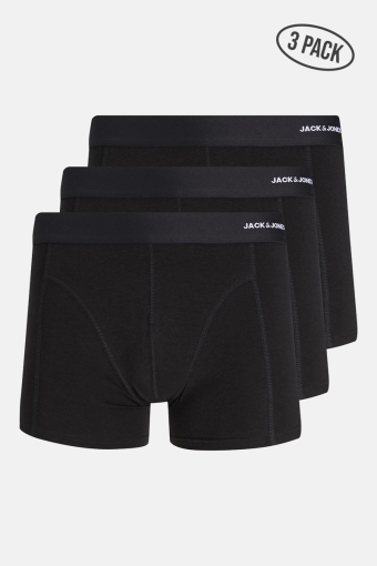 BASIC BAMBOO TRUNKS 3 PACK Black Black - Black