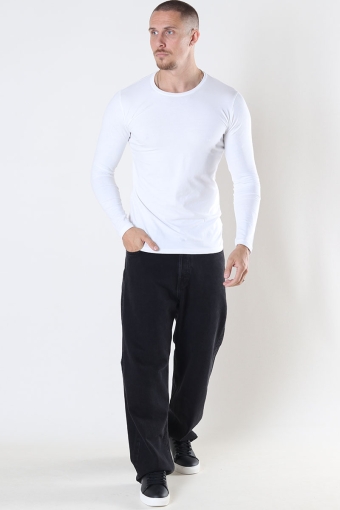 Muscle Fit LS T-shirt White