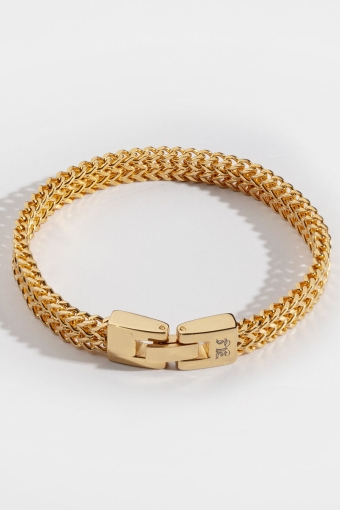 Fehu Bracelet Guldtonet