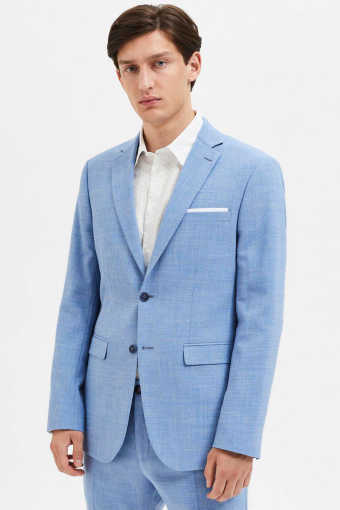 SLIM OASIS LINEN BLAZER Light Blue