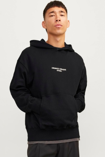 Noto Graphic Sweat Hood Black