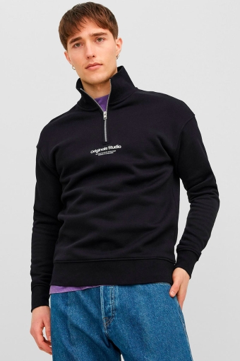 Vesterbro Sweat Half Zip Black